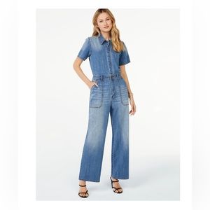Denim Utility Jumpsuit